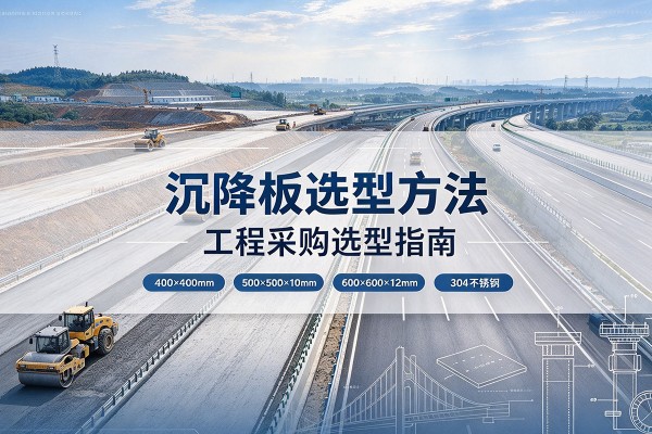 古蔺沉降板选择方法