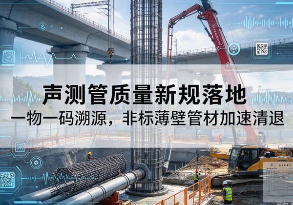 古蔺声测管质量新规落地，一物一码溯源，非标薄壁管材加速清退