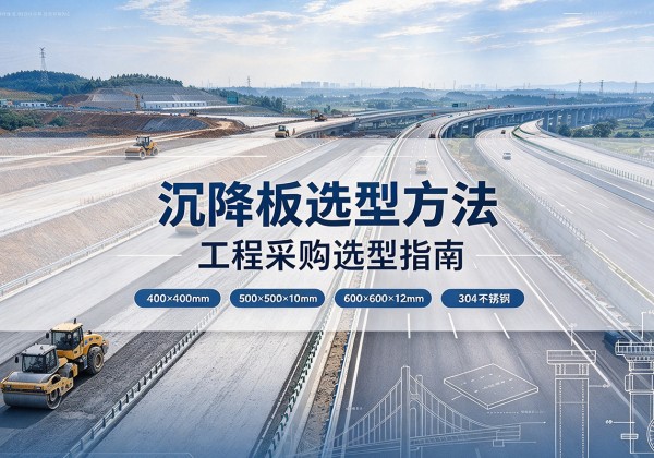 古蔺沉降板选择方法